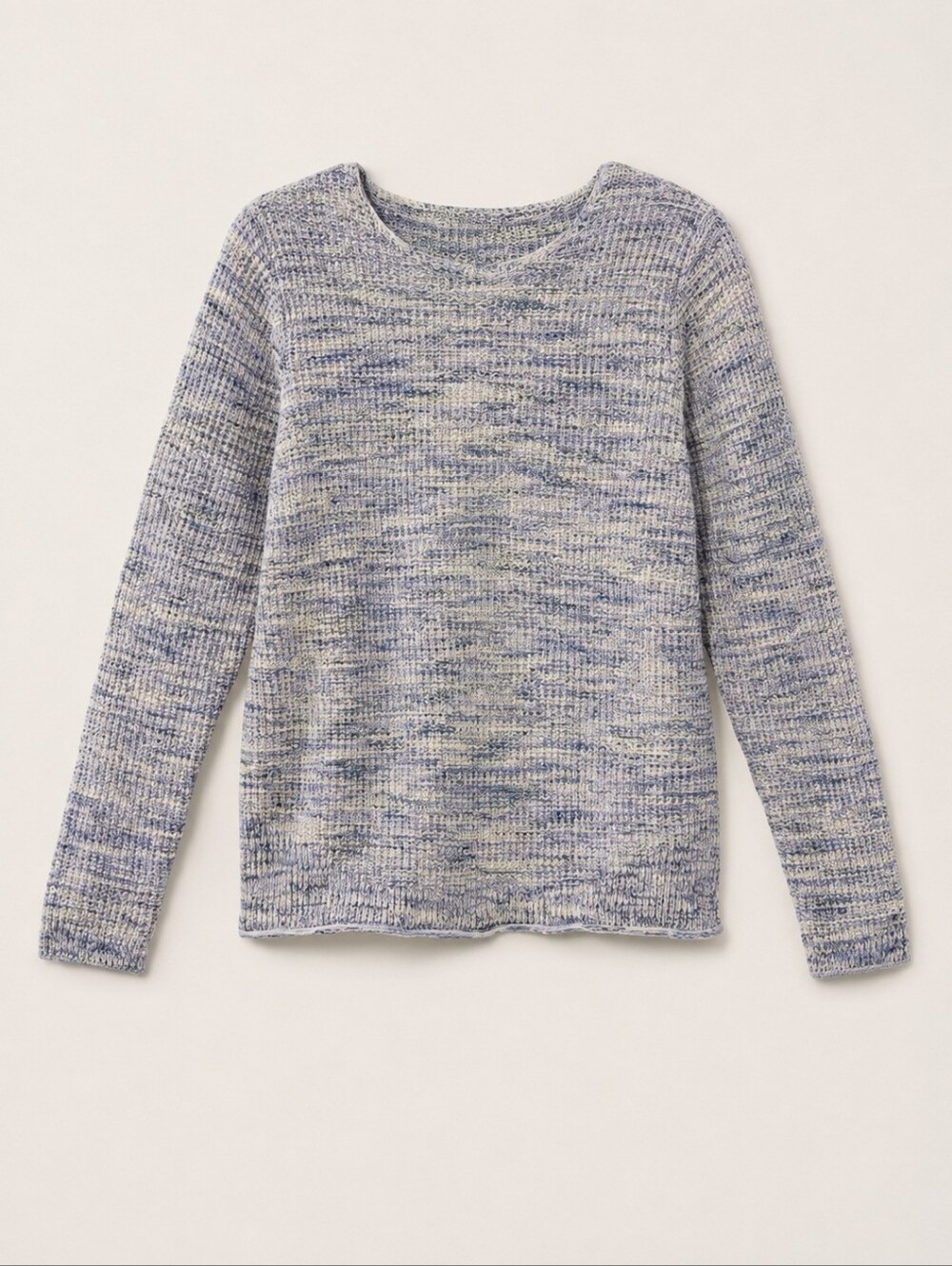 NWT Pure Jill Marled Pullover Sweater Rain Multi XL